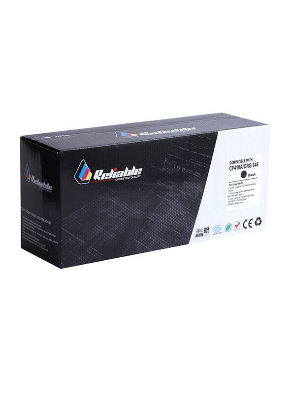 

HP Reliable CF410A Black Replacement Compatible Toner Cartridge