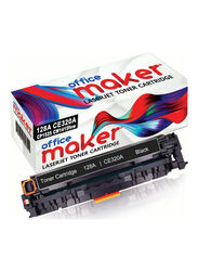 Office Maker 128A CE320A Black Compatible LaserJet Toner Cartridge