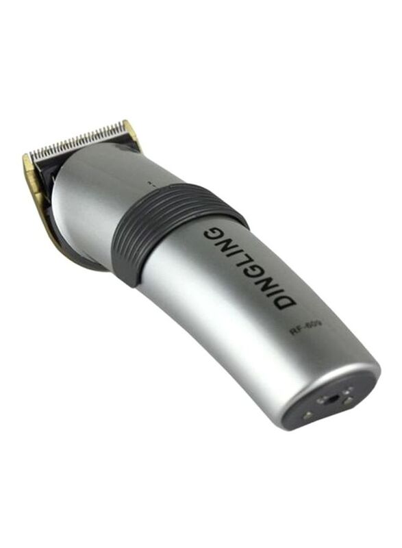Dingling Rechargeable Cordless Hair Trimmer, Silver/Black