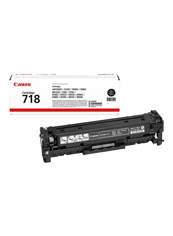 Canon 718 Black Laser Ink Toner Cartridge