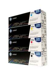 HP 4-Piece 125A Multicolour Original LaserJet Toner Cartridge Set