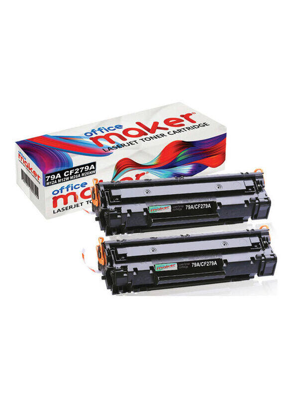 

HP Office Maker Pro M12a M12w M26 MFP M26a Black Toner Cartridge Set, 2 Pieces