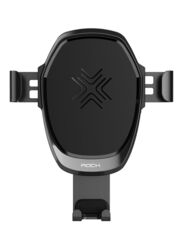 Rock Gravity Wireless Car Mount Phone Charger, PowerMount-15W, Grey/Black