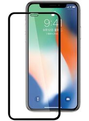 Apple iPhone XS Max 5D Screen Protector, Clear/Black