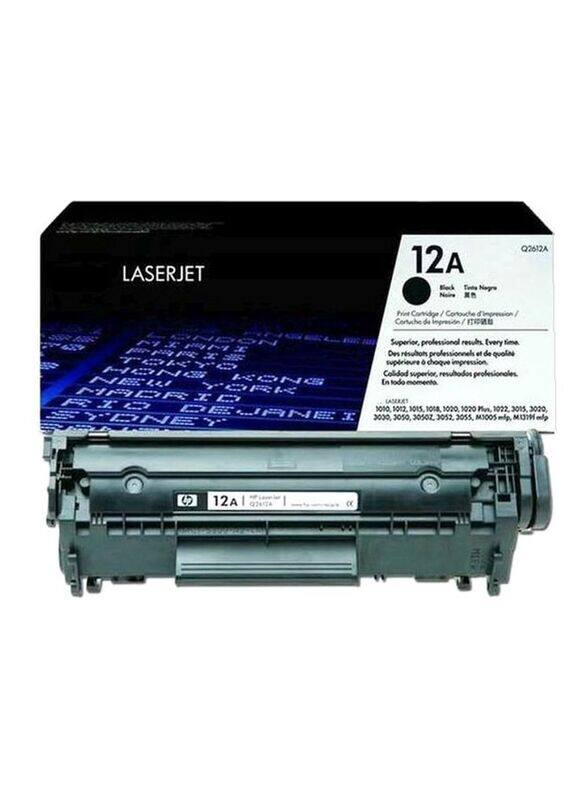 

HP Q2612D 12A Black LaserJet Ink Toner Cartridge Set, 2 Pieces