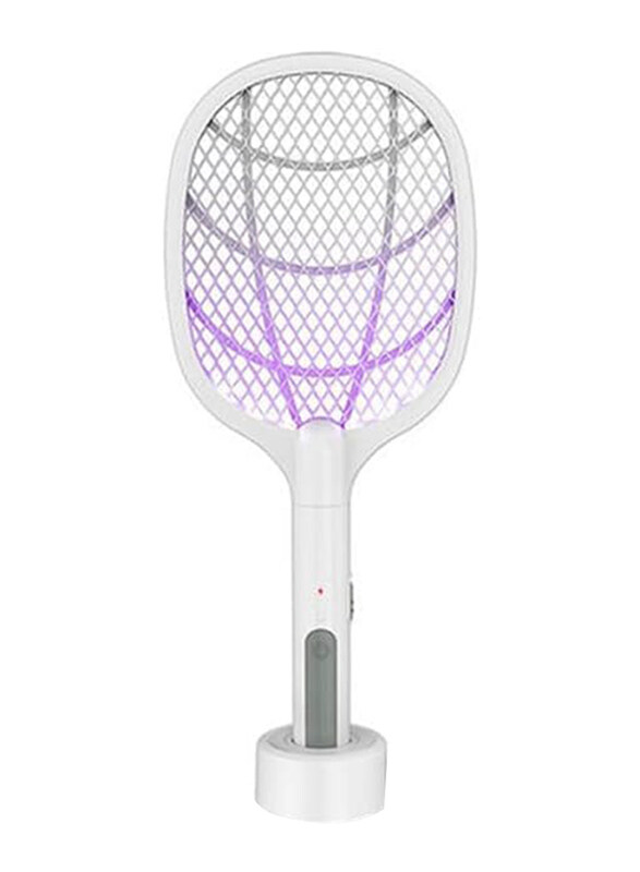

Ecares Electric Bug Zapper Mosquito Swatter, White