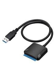 1-Meter USB 3.0 To Sata 3 Cable For Hard Disk Drive, Black
