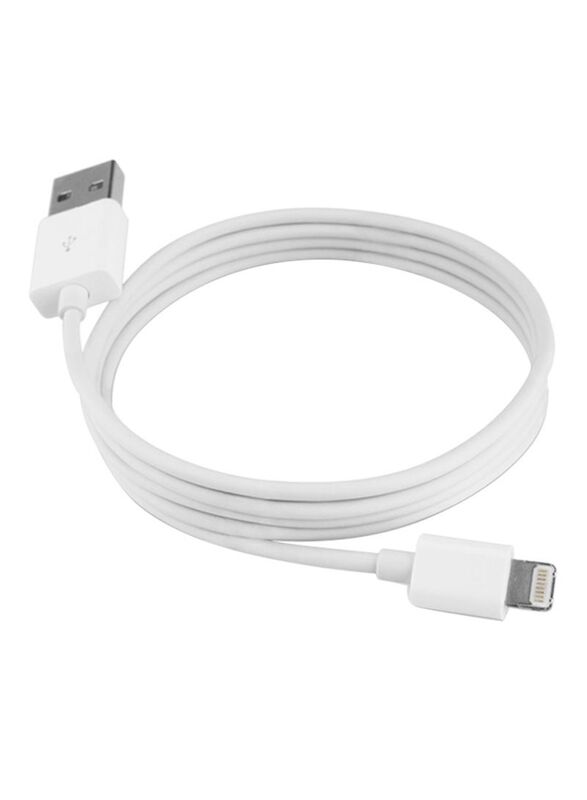 1-Meter Lightning Data Sync Charging Cable, White