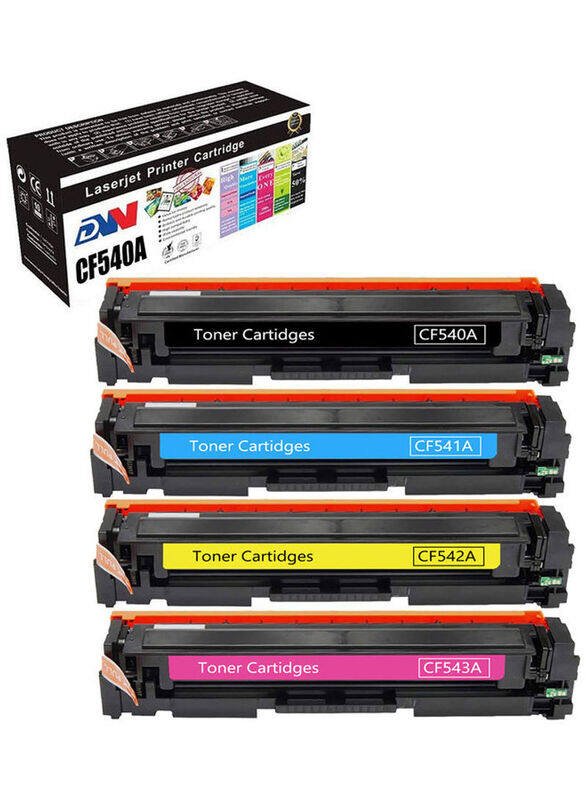 

HP Dw SET-CF540A Multicolour Toner Cartridge, 5 Piece