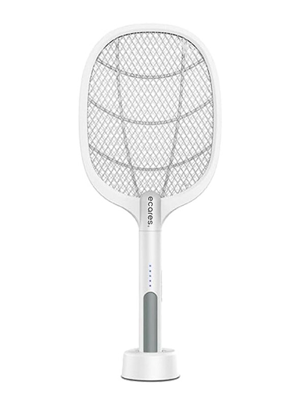 

Ecares Electric Bug Zapper Mosquito Swatter, White