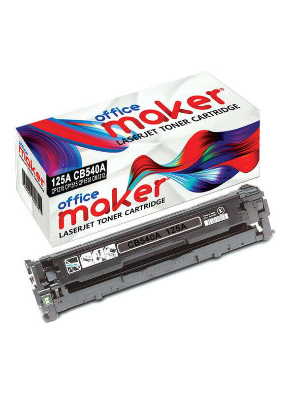 

Office Maker 125A CB540A Black Compatible LaserJet Toner Cartridge