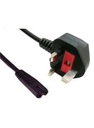 Sandberg 1.8-Meter 2-Pin 230V UK Wired Cable Power Supplies or Laptops, Black