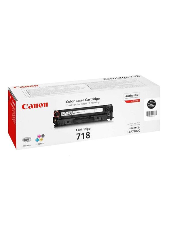 Canon 718 Black Laser Ink Toner Cartridge