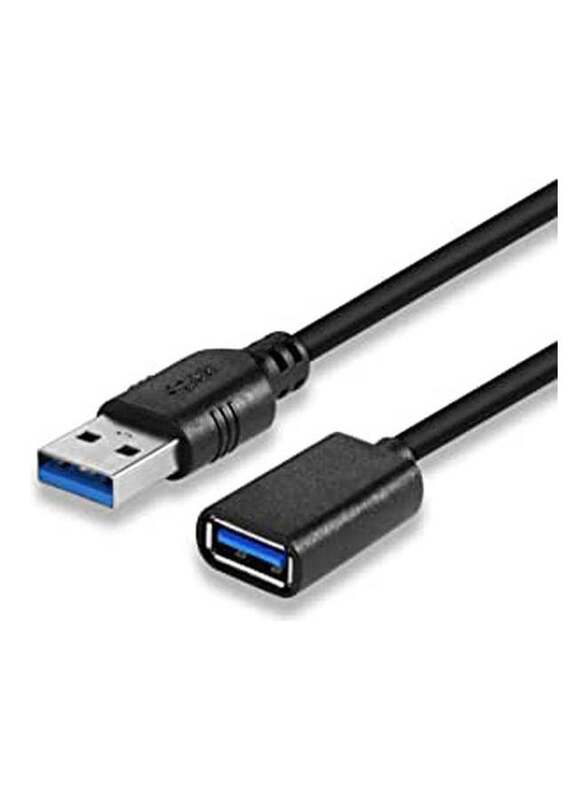 5-Meter Usb Extension Cable Usb 3 0 Male To Female 5Gbps High Speed Usb Am To Af Transfer Extender Cable, Black
