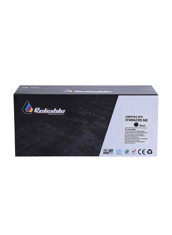 

HP Reliable CF400 Replacement Black Toner Cartridge