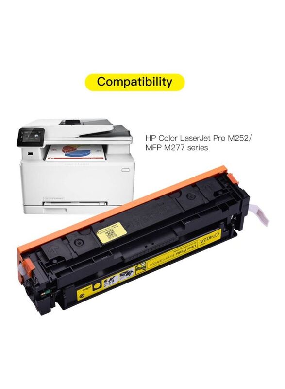 Aibecy CF402A Yellow Laser Printer Toner Cartridge