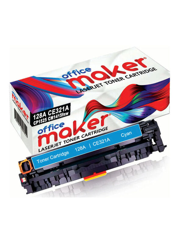 Office Maker CE321A Yellow Toner Cartridge