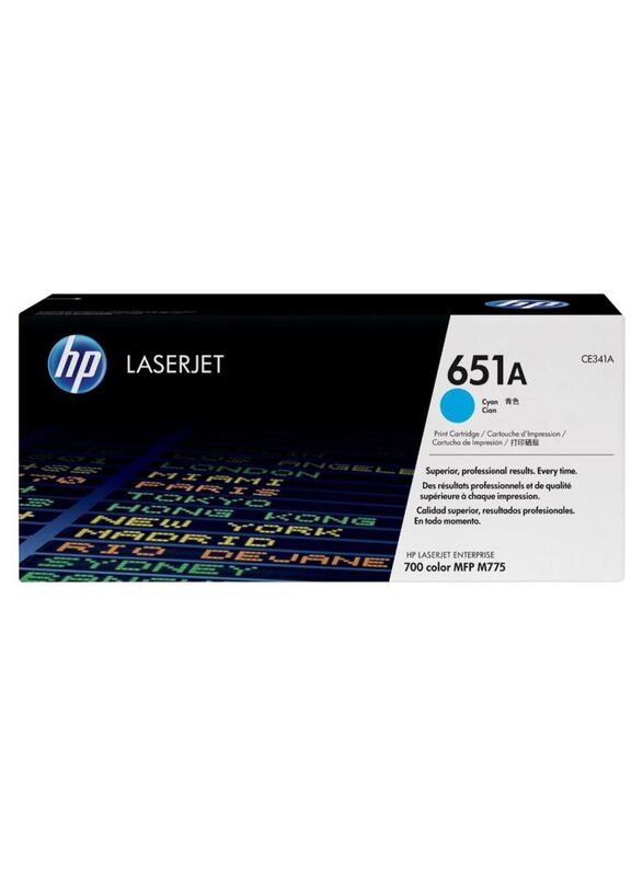 HP 651A Cyan LaserJet Print Cartridge