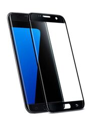 Samsung Galaxy S7 Edge Anti-Scratch Curved Tempered Glass Screen Protector, Black/Clear