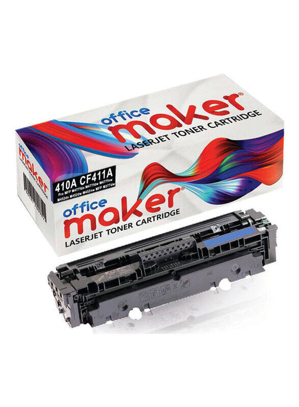 

HP Office Maker 410A CF411A Blue LaserJet Toner Cartridge