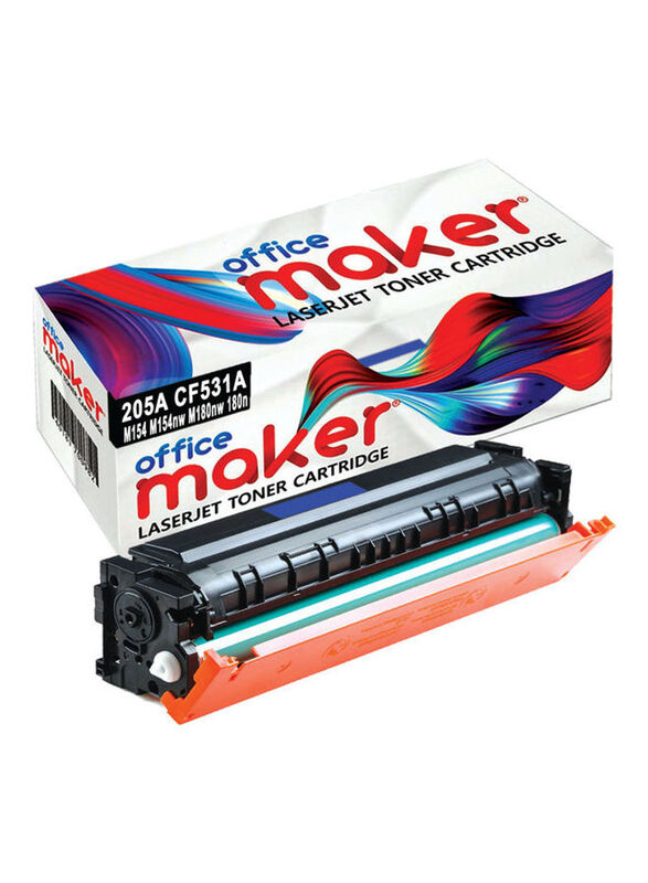 

Office Maker 205A CF531A Multicolour Compatible LaserJet Toner Cartridge