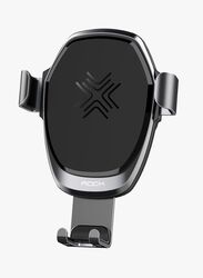 Rock Gravity Wireless Car Mount Phone Charger, PowerMount-15W, Grey/Black