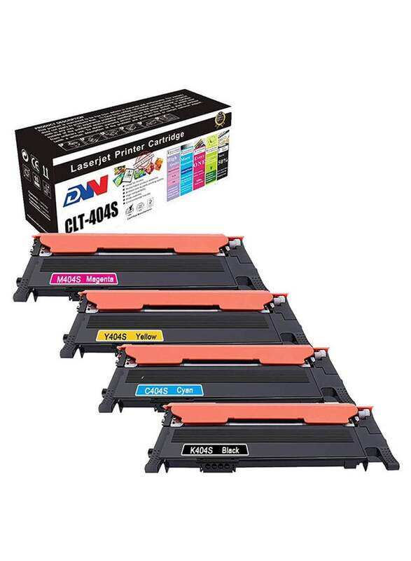

Samsung Dw SET-CLT404S Multicolour Toner Cartridge, 4 Piece