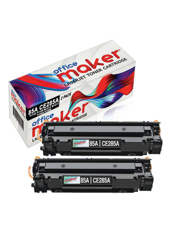 

Other Brand Office Maker 85A CE285A-35A CB435A Black LaserJet Toner Cartridge, 2 Pieces