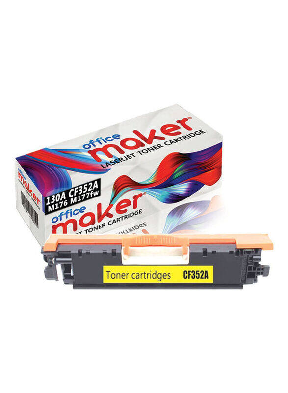 

Office Maker 130A CF352A Yellow LaserJet Toner Cartridge