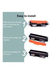 Aibecy CF217A Black Replacement Laser Toner Cartridge with Chip