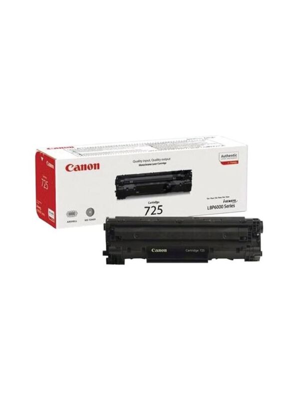Canon 725 Black Monochrome Laser Toner Cartridge