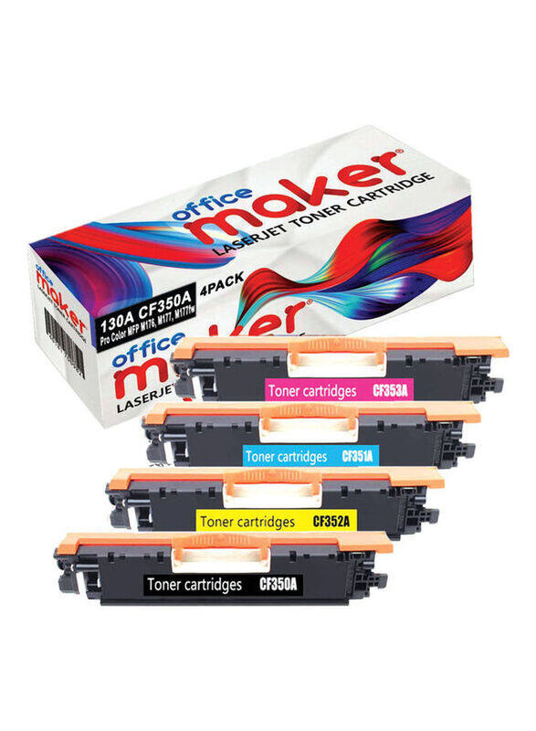 

HP Office Maker CF350A Multicolour Toner Cartridge, 4 Piece