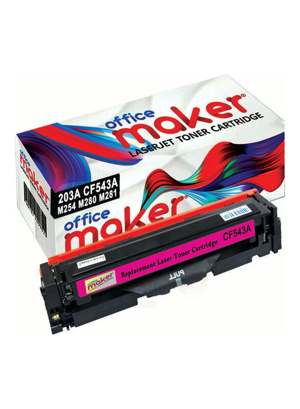 Office Maker 203A CF543A Magenta Compatible LaserJet Toner Cartridge