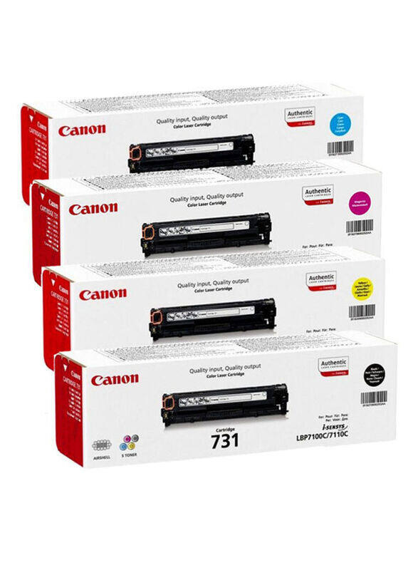 

Canon Multicolour Laser Ink Toner Cartridge, 4 Pieces