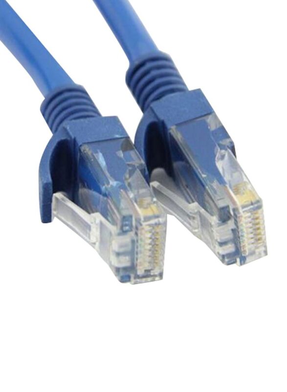 2.4-Meter Ethernet Internet LAN CAT5e Network Cable for Computer Modem Router, Blue