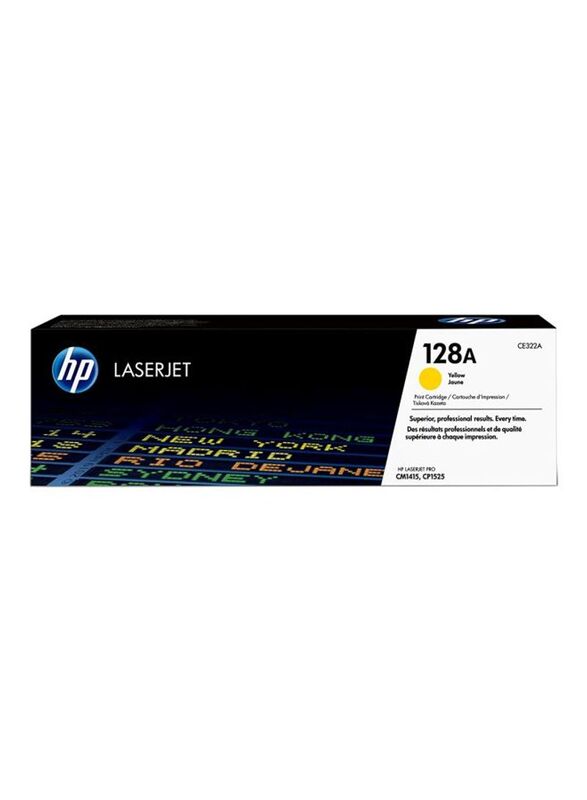 HP 128A Yellow Original LaserJet Toner Cartridge