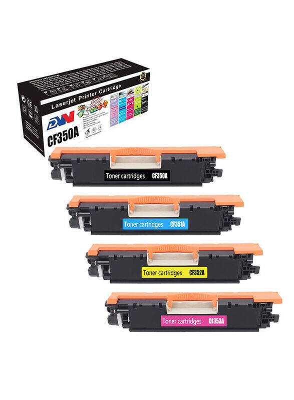 

HP Dw SET-CF350A Multicolour Toner Cartridge, 4 Piece