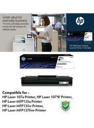 HP 106A Black Original Laser Toner Cartridge, W1106A