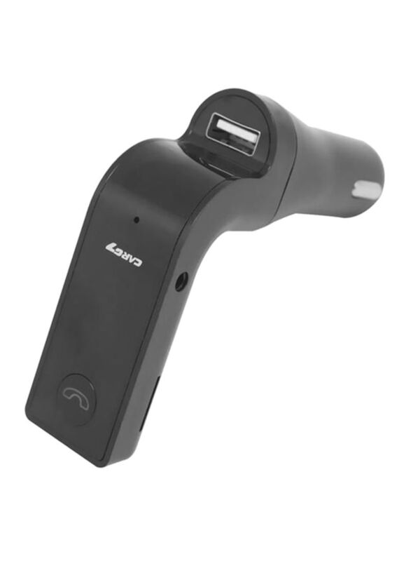 CARG7 Bluetooth Car Charger With FM Transmitter, Black