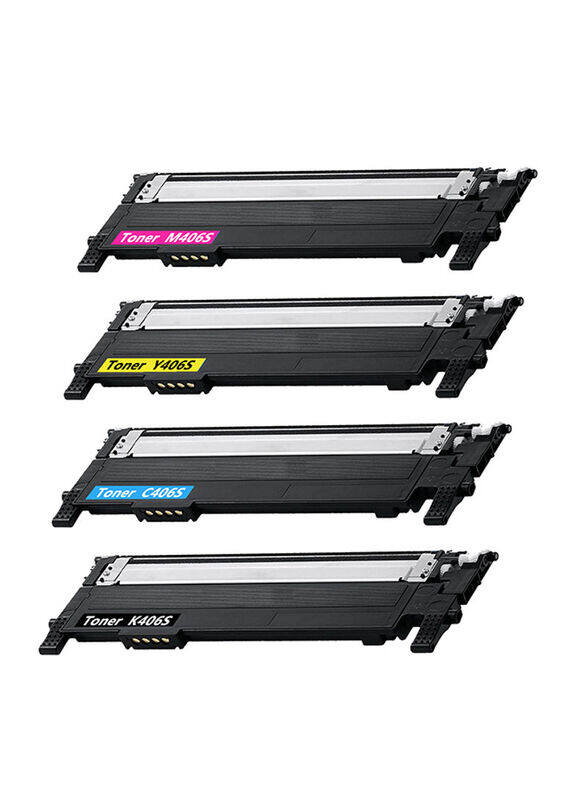 Dw M406S Y406S C406S K406S Multicolour Toner Cartridge, 4 Pieces