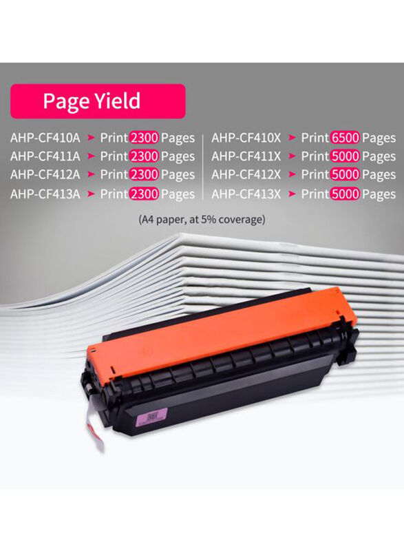 Aibecy CF411X Cyan Laser Printer Toner Cartridge