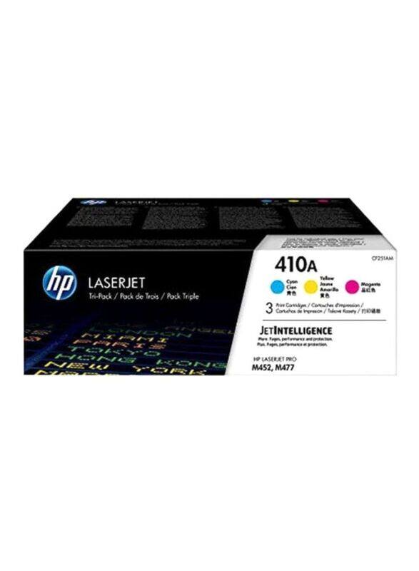 

HP CF251AM 410A Cyan/Magenta/Yellow Laser Toner Cartridge Set, 3 Pieces