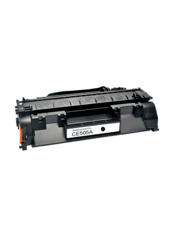 Elivebuyind CE505A Black Toner Cartridge