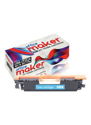 Office Maker 130A CF351A Cyan LaserJet Toner Cartridge