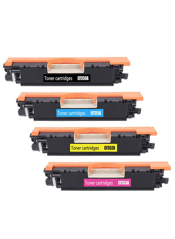 

HP Dw CF350A CF351A CF352A CF353A Multicolour Toner Cartridge, 4 Pieces