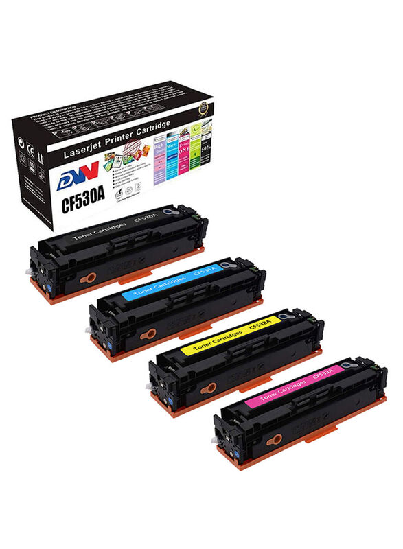 

HP Dw SET-CF530A Multicolour Toner Cartridge, 4 Piece