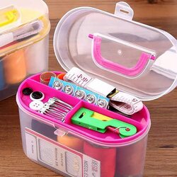 BBstore Sewing Kit, Clear/Pink