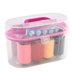 BBstore Sewing Kit, Clear/Pink