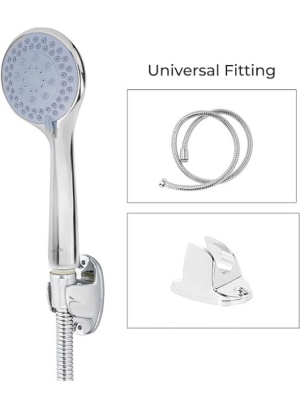 Geepas Hand Shower - Portable In Contemporary Design, 5 Functions For Soothing Shower Experience
