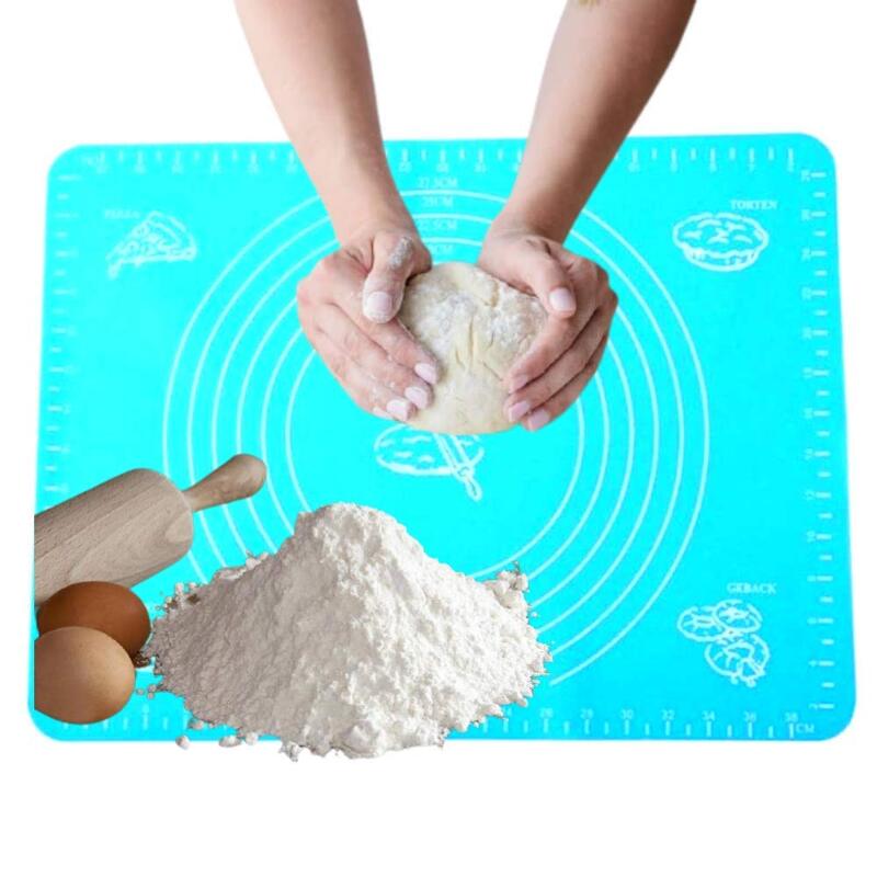 BBstore Silicone Baking Mat for Kneading Bread, Green